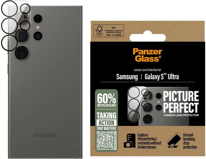 PanzerGlass ® PicturePerfect Kameraschutz (1 Stück, Samsung Galaxy S25 Ultra)