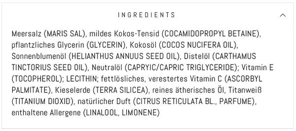 Actual product image I want you naked Body - Scrub BIO COCO OIL COCO GLOW body scrub (500 ml)