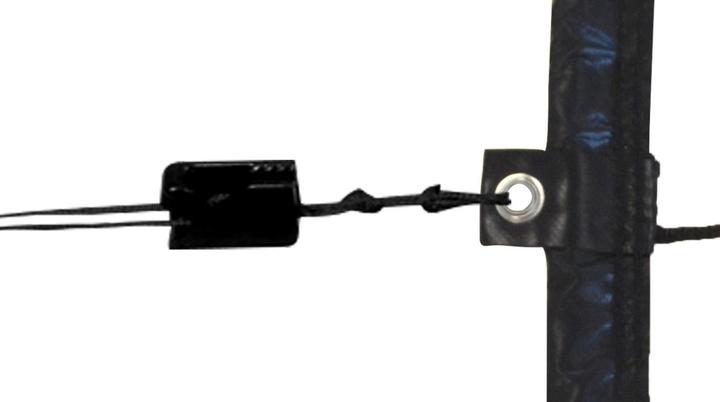 Produktbild Sporti Wettkampf Volleyballnetz 9,50x1M PP geflochten 4mm einfache Maschen 100 Stahlkabel