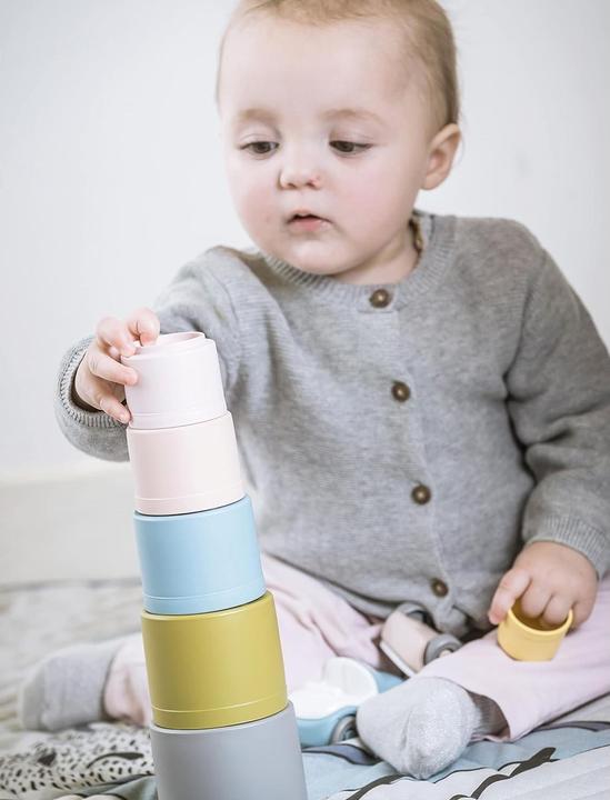 Actual product image dantoy Tiny Bio stacking cups