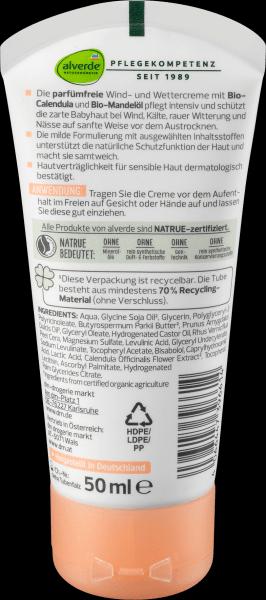 Actual product image dm alverde Wind- und Wettercreme