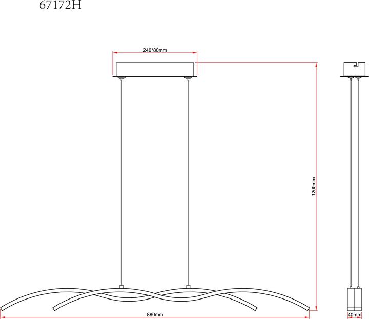 Actual product image Globo Marius (1130 lm)