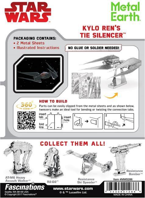 Produktbild Maisto Star Wars EP 8 Kyle Rens TIE Silencer