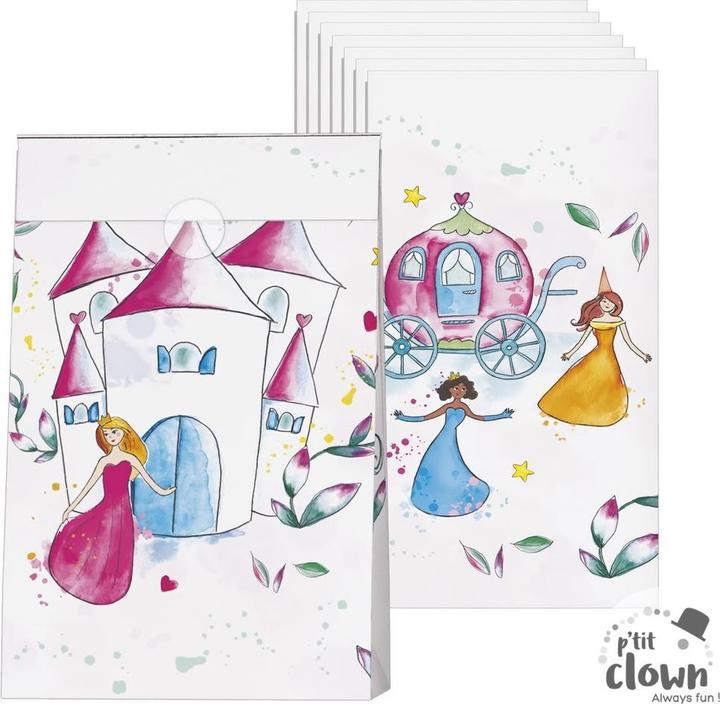 Produktbild P'tit Clown Mitgebsel Tüten Prinzessin Princess for a day