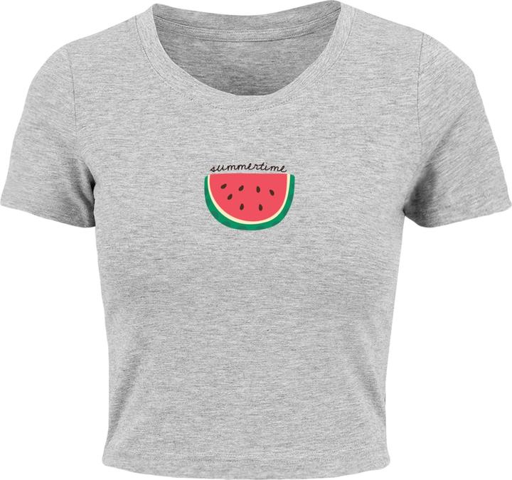 Actual product image Merchcode Ladies Summer - Summertime Cropped Tee - 118783 (S)