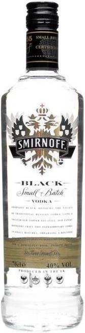 Actual product image Smirnoff Vodka BLACK 70 cl (1 x 70 cl)