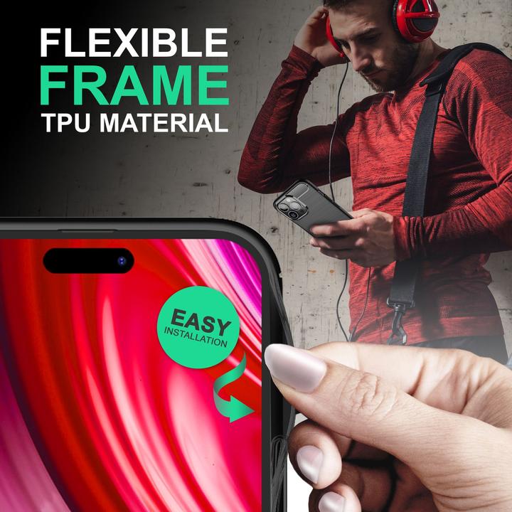 Actual product image Nalia Carbon look silicone cover (Apple iPhone 14 Pro)