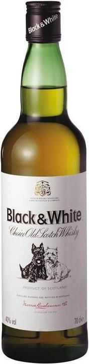 Produktbild James Buchanan Black and White (Scotch Whisky, Blended Whisky, 1 x 70 cl)