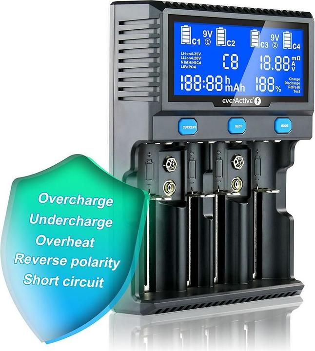 Image du produit Everactive UC-4200 (1 pcs, AAA, AA, C, Chargeurs sans batterie)
