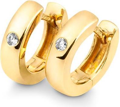 Breuning Creolen - BRILL. 0,06 Ct. H/si (750/18 K Gold)