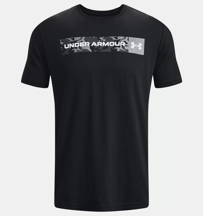 Image du produit Under Armour Camo Chest Stripe SS T-shirt Hommes Noir 1376830 001 M (M)