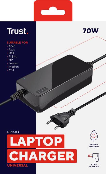 Image du produit Trust Chargeur Primo 70W-19V (70 W)