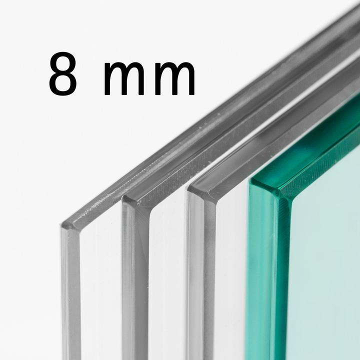 Produktbild Schulte Duschwand Walk in (100 cm, 2 cm, 200 cm)