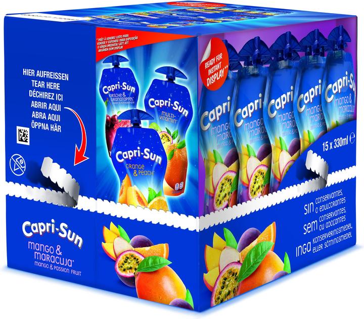 Actual product image Capri-Sun Mango-passion fruit (15 x 33 cl)