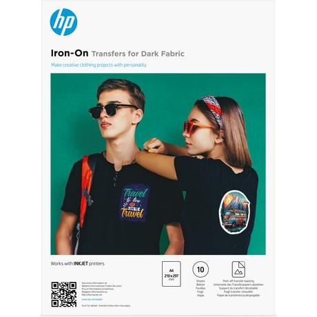 Actual product image HP Iron-On Transfers for Dark Fabric A4 (210 x 297 mm) 10 sheets (10 x)