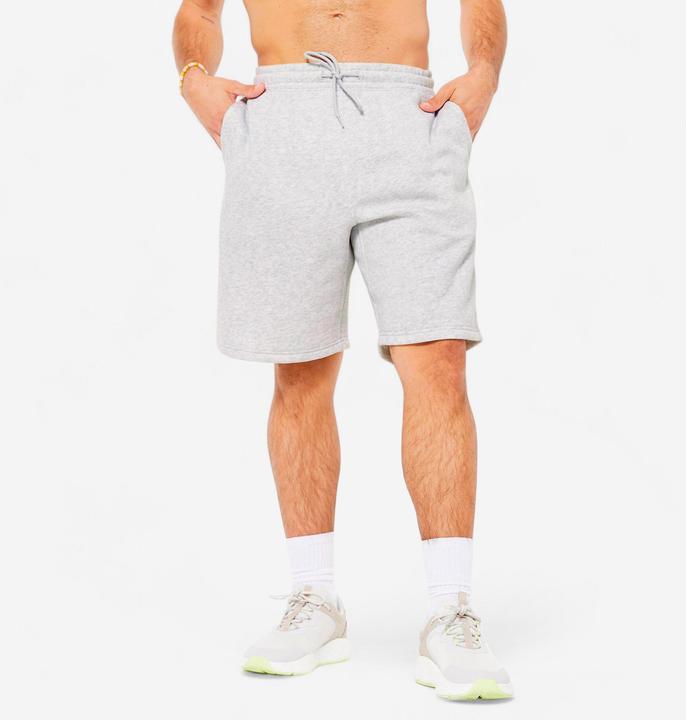 Domyos Shorts Herren Baumwolle - grau (M)