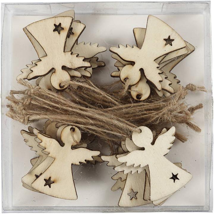 Actual product image Creativ Company Christmas decoration 24 pieces, 2.9 x 3.2 cm, thickness 0.27 cm