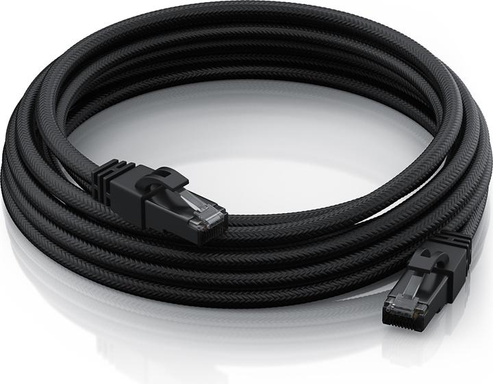 Image du produit Primewire Câble réseau CAT.7, RJ-45, Ethernet, câble patch CAT 7, gaine en coton, câble LAN Gigabit (S/FTP, CAT7, 0.50 m)