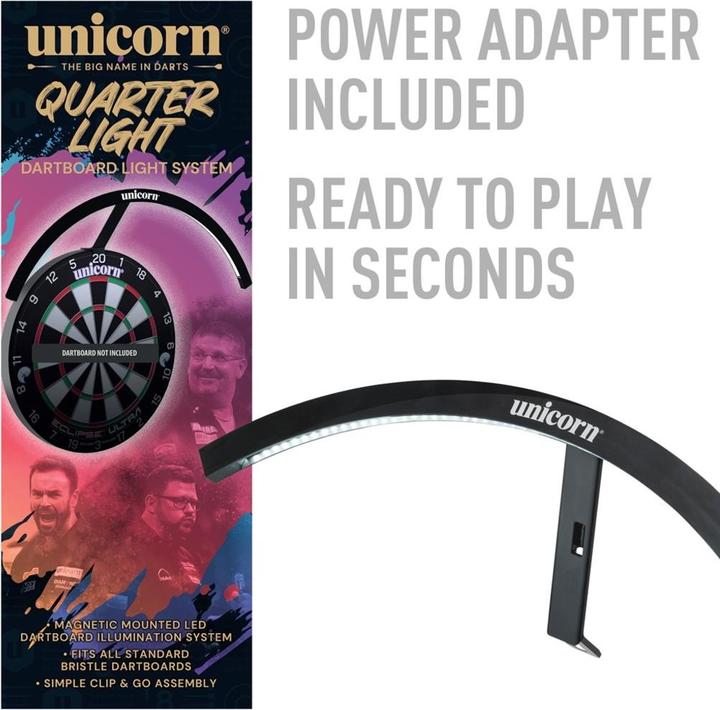 Image du produit Unicorn SOLAR BEAM - Dartboard LED 90° Lichtsystem