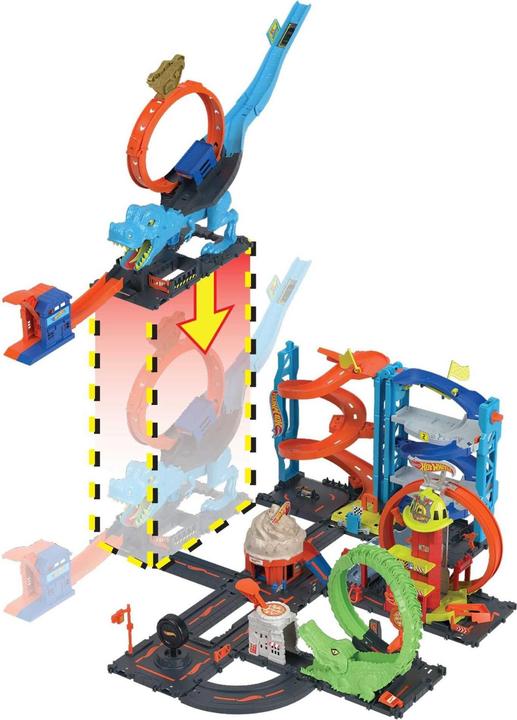 Image du produit Hot Wheels Circuit de looping City T-Rex