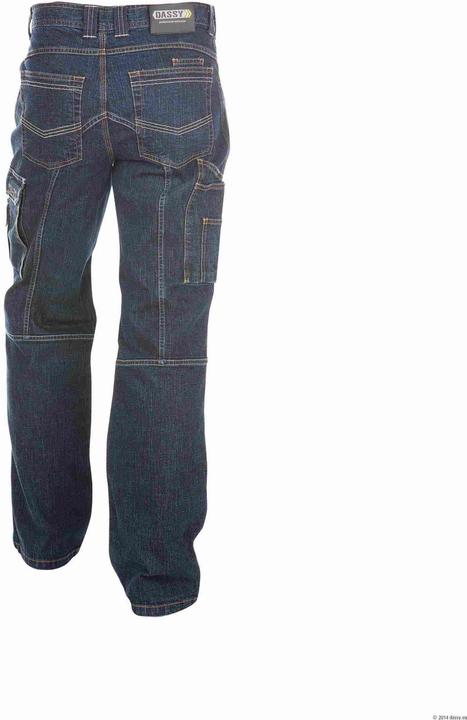 Immagine prodotto Dassy Jeans da lavoro elasticizzati Knoxville in denim blu taglia 54 (54)