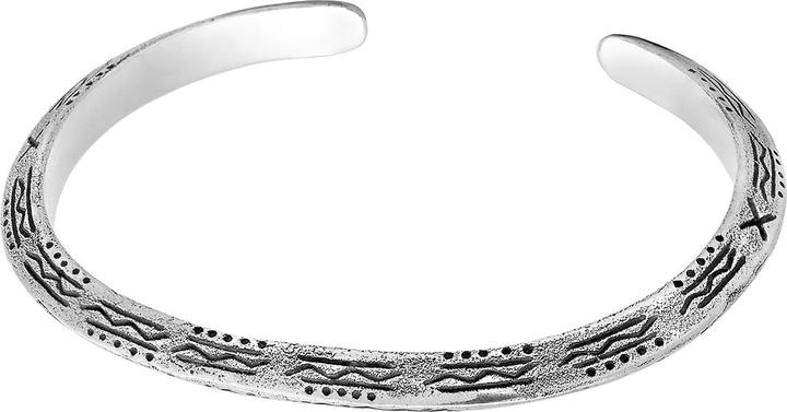 Immagine prodotto Haze & Glory Armband Armreif - Azetec 925 Silber (20 cm, Argento 925)
