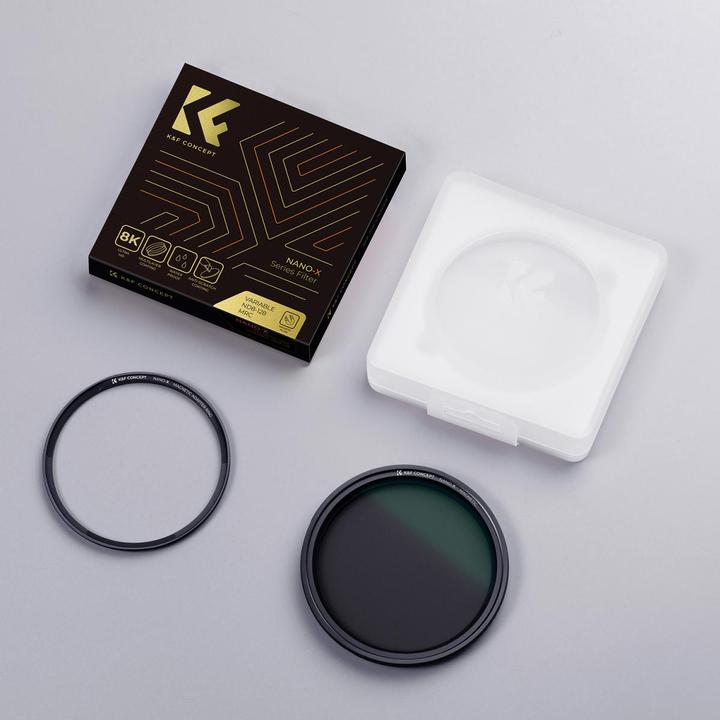 Produktbild K&F Concept Concept Variabel ND Filter ND8-128 Nano X Magnetic 52mm (52 mm, ND- / Graufilter, 128 mm)