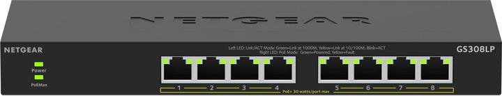 Produktbild Netgear Switch 8 port PoE Gigabit Unmanaged GS308LP