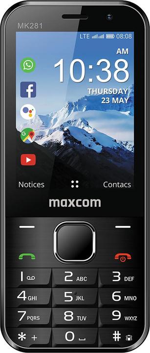Actual product image Maxcom MK 281 Kaios System 4G VoLTE phones (0.51 GB, Black)