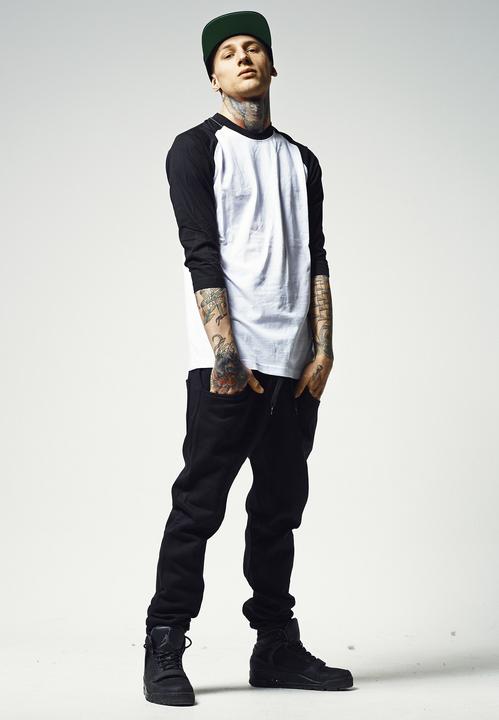 Image du produit Urban Classics Contrast 3/4 Sleeve Raglan Tee (XXL)