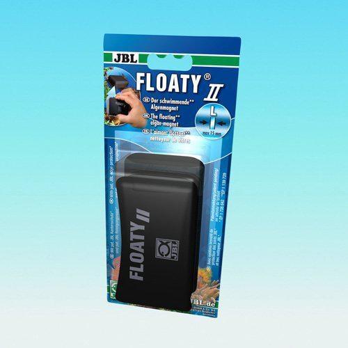 Produktbild JBL Aquaristik und Terraristik Floaty II L für Glasstärke 15mm (Aquarium Reinigung, Schwamm)
