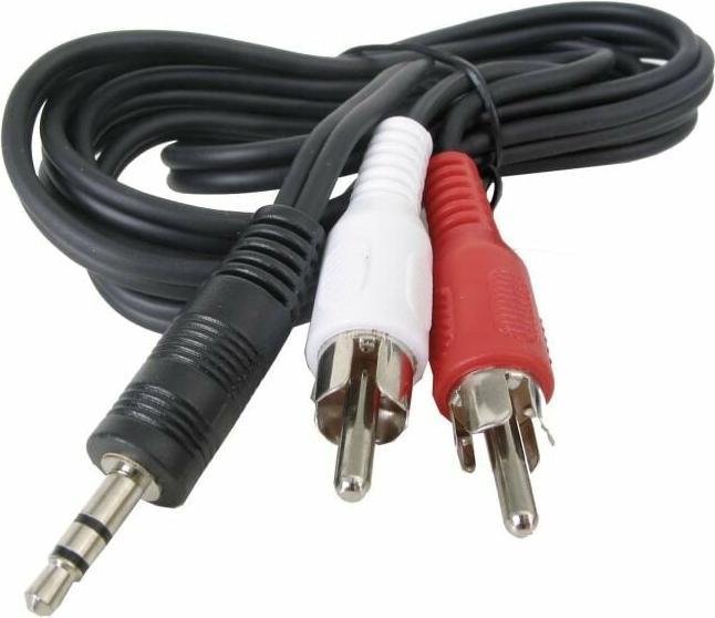Produktbild Goobay 3.5 mm stereo Stecker > 2 x Cinch-Stecker (1.50 m, Cinch, 3.5mm Klinke (AUX))