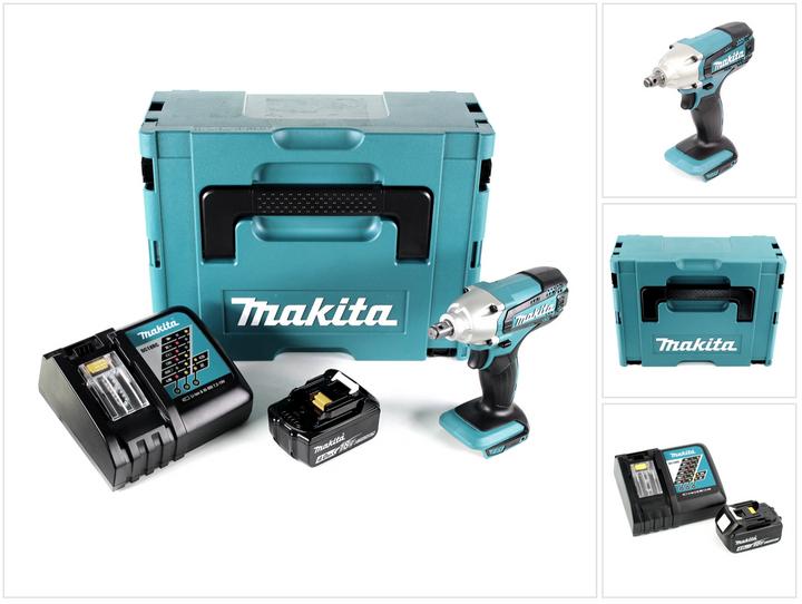 Produktbild Makita DTW 190 RM1J 18V Li-Ion Akku Schlagschrauber im Makpac - mit 1x BL 1840 B 4,0 Ah Akku mit LED (Akkubetrieb)