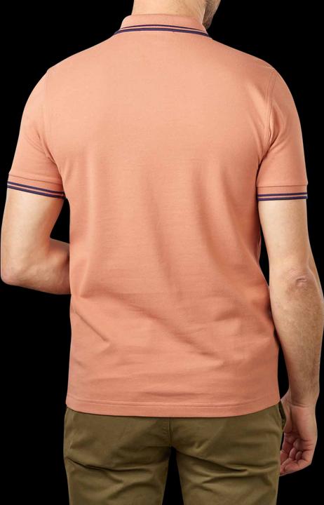 Actual product image Fred Perry Twin Tipped Polo Shirt Short Sleeve Lightrust (M)