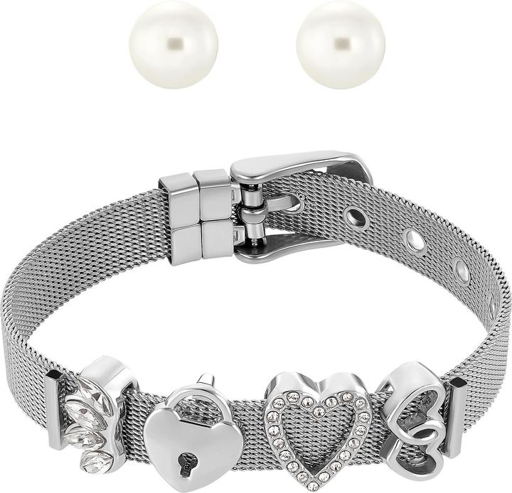 Image du produit Heideman Set Milanaise couleur argent (100% acier inoxydable)