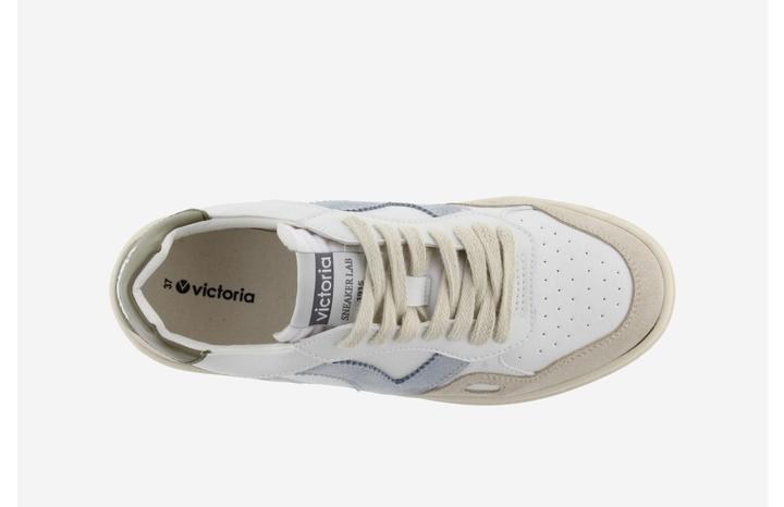 Actual product image Victoria leather effect and split leather trainers seul (36)