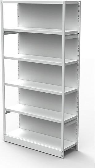 Immagine prodotto kaiserkraft Scaffalatura senza bulloni da ufficio, con pannello posteriore