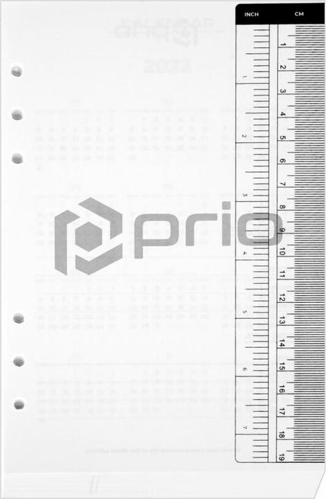 Actual product image prio 5in1 multipurpose notebook calendar