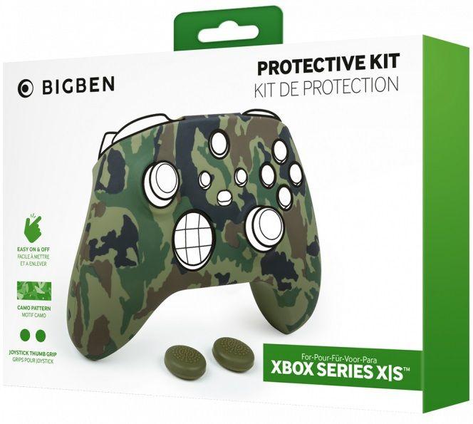 Actual product image Nacon Gaming Controller Silicon Glove (camo green/incl. 2 Thumb Grips) (Xbox One S, Xbox Series S, Xbox One X, Xbox Series X)