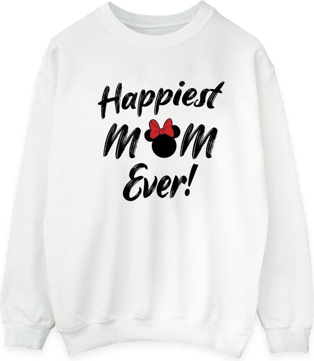 Disney Minnie Mouse Happiest Mom Ever Sweatshirt (M)