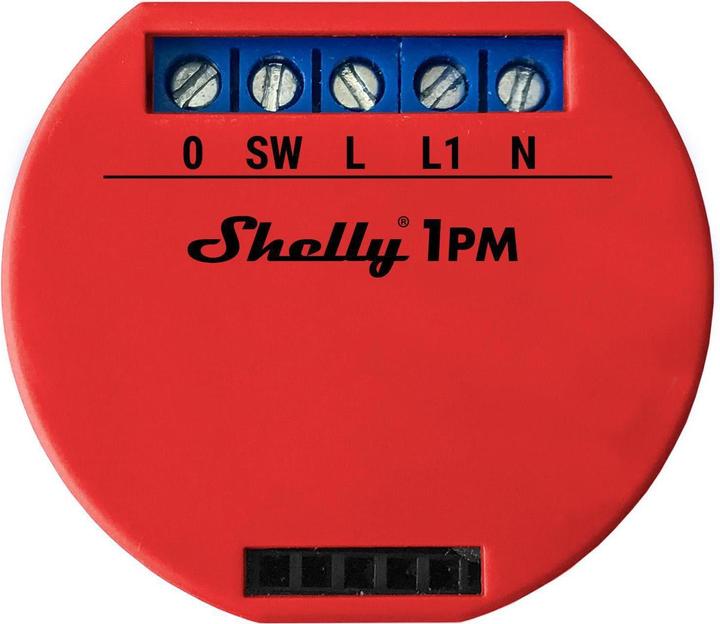 Actual product image Shelly WLAN switching actuator 1PM WiFi switch with power measurement (Switch actuator)
