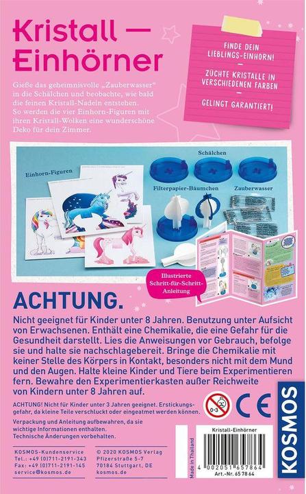 Produktbild Kosmos Kristall-Einhörner