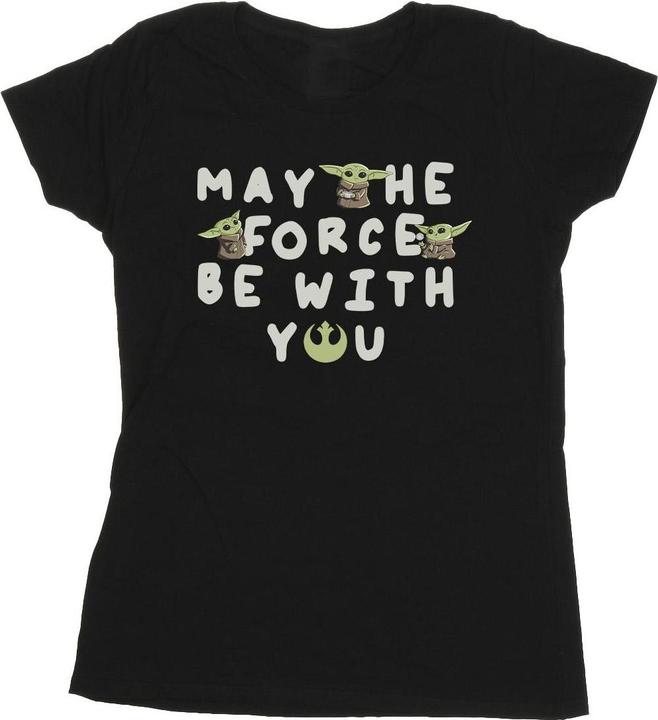 Star Wars The Mandalorian Grogu May The Force Be With You TShirt (S)