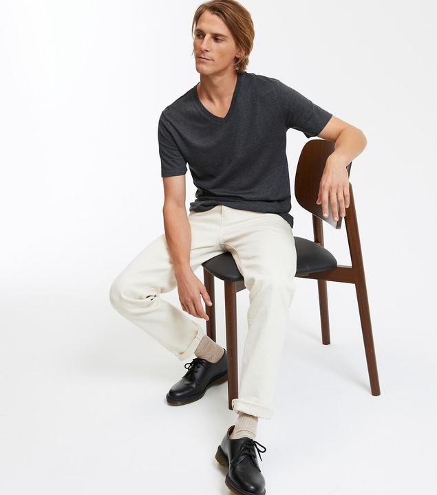 Image du produit La Redoute Collections T-shirt avec col en V (XXL)