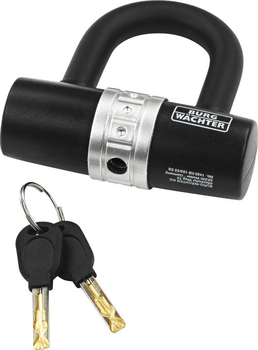 Produktbild Burg Wächter BURG-WŽCHTER U-Bgel-Fahrradschloss 1480 HB, schwarz