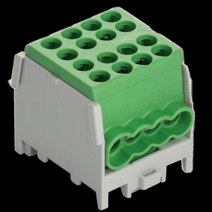 Produktbild Pollmann Hauptleitungs-Abzweigklemme HLAK 25-1/6 M2 grün