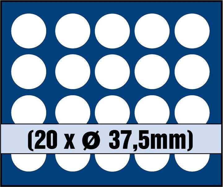 Immagine prodotto Safe Vassoio per 20 monete fino a 37,5 mm di Ø