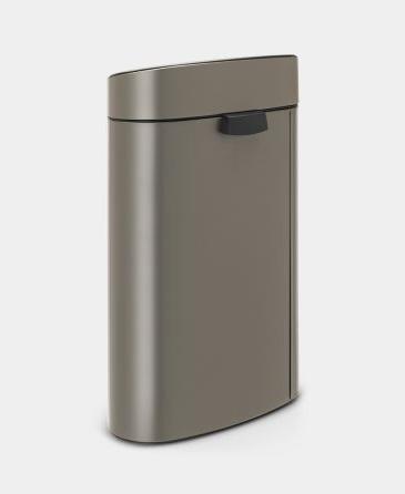 Immagine prodotto Brabantia Pattumiera Touch Bin Nuovo, riciclo, 23+10 L Platinum (33 l)