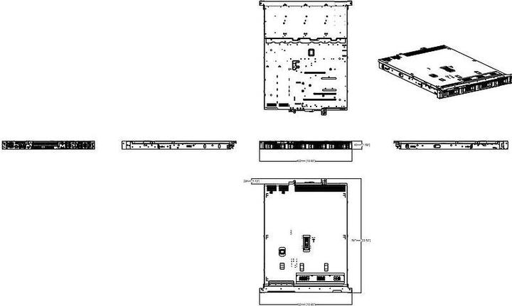 Actual product image Axis Camera Station S1232 Rack Recording Server 16 TB (Intel Xeon E5, 16 GB, Rack Server)