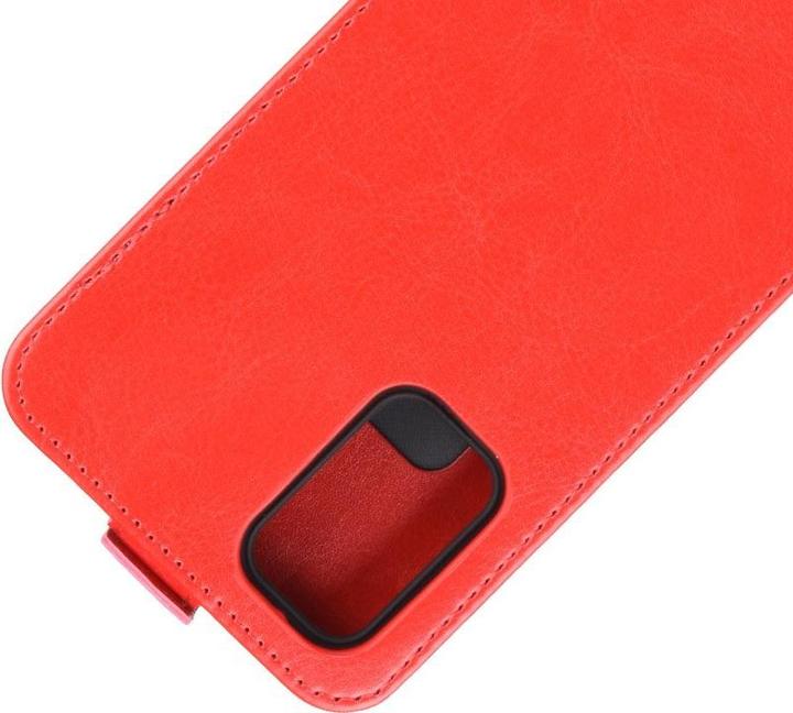 Produktbild Cover-Discount Galaxy S20+ Plus - Klassisches Leder Flip Case vertikal rot (Samsung Galaxy S20+)